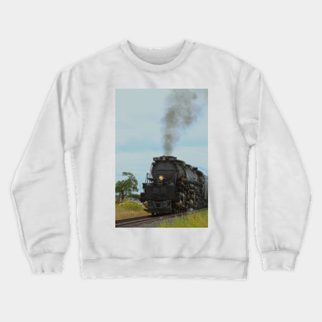 Big Boy 4014 Come Back 2021 with smoke and steam!! Crewneck Sweatshirt by ROBERTDBROZEK